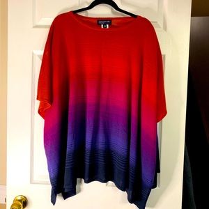 Multi coloured Poncho Sweater
